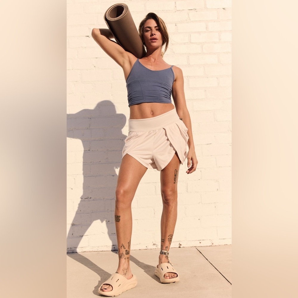 FP Movement by Free People Find Your Flow Shorts - small - PEACH COLOR NWT